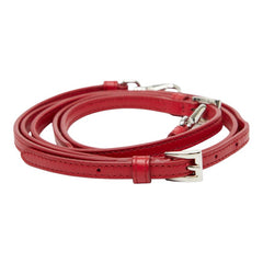プラダ ショルダーストラップ レッド レザー レディース PRADA 【中古】