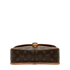 ルイ ヴィトン モノグラム ソローニュ 斜め掛け ショルダーバッグ M42250 ブラウン PVC レザー レディース LOUIS VUITTON 【中古】