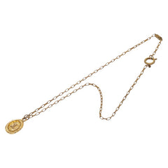シャネル ヴィンテージ ココマーク ネックレス ゴールド メッキ レディース CHANEL 【中古】