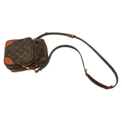 ルイ ヴィトン モノグラム アマゾン 斜め掛け ショルダーバッグ M45236 ブラウン PVC レザー レディース LOUIS VUITTON 【中古】