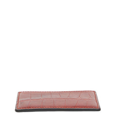 グッチ カードケース パスケース 245561 レッド レザー レディース GUCCI 【中古】