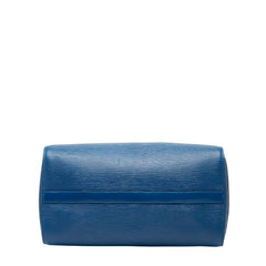 ルイ ヴィトン エピ スピーディ30 ハンドバッグ ミニボストンバッグ M43005 トレドブルー レザー レディース LOUIS VUITTON 【中古】