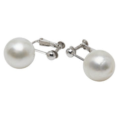 K14WG ホワイトゴールド パール12~12.3mm イヤリング レディース 【中古】