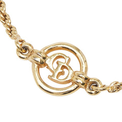 ディオール CDロゴ ブレスレット ゴールド メッキ レディース Dior 【中古】