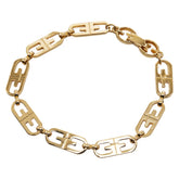 ジバンシー ロゴ ブレスレット ゴールド メッキ レディース Givenchy 【中古】