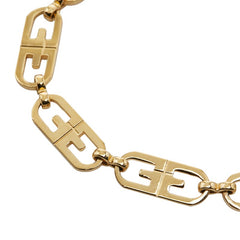 ジバンシー ロゴ ブレスレット ゴールド メッキ レディース Givenchy 【中古】