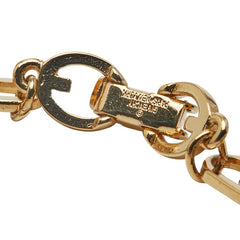 ジバンシー ロゴ ブレスレット ゴールド メッキ レディース Givenchy 【中古】