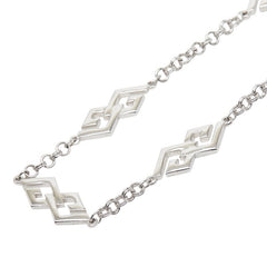 ジバンシー ロゴ モチーフ ネックレス シルバー メタル レディース Givenchy 【中古】