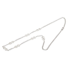 ジバンシー ロゴ モチーフ ネックレス シルバー メタル レディース Givenchy 【中古】