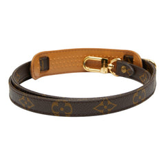 ルイ ヴィトン モノグラム ショルダーストラップ ブラウン PVC レザー レディース LOUIS VUITTON 【中古】