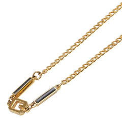 ジバンシー Gマーク ネックレス ゴールド ブラック メッキ レディース Givenchy 【中古】