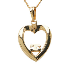 ジバンシー ハート モチーフ ラインストーン ネックレス ゴールド メッキ レディース Givenchy 【中古】