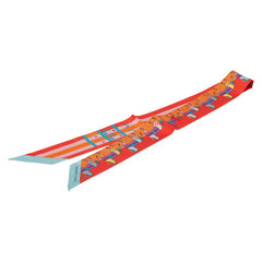 エルメス ツイリー Rocabar スカーフ レッド マルチカラー レディース HERMES 【中古】