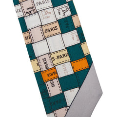 エルメス ツイリー Bolduc au Carre ボルデュック チェック スカーフ マルチカラー レディース HERMES 【中古】