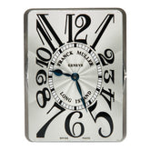 フランクミュラー ロングアイランド プラチナローター ムーブメント 腕時計 Cal.2800 R 自動巻き シルバー文字盤 ステンレススチール メンズ FRANCK MULLER 【中古】