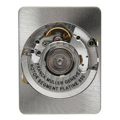 フランクミュラー ロングアイランド プラチナローター ムーブメント 腕時計 Cal.2800 R 自動巻き シルバー文字盤 ステンレススチール メンズ FRANCK MULLER 【中古】