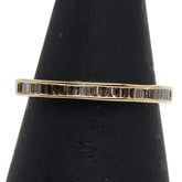 K18 ゴールド ダイヤ0.50ct エタニティリング 指輪 レディース 13号 【中古】