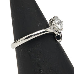 Pt900 プラチナ ダイヤ0.538ct 1P リング 指輪 レディース 11号 【中古】