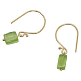 ゴールド グリーン K18YG イエローゴールド ペリドット ピアス レディース 【中古】