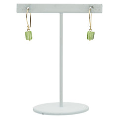 ゴールド グリーン K18YG イエローゴールド ペリドット ピアス レディース 【中古】