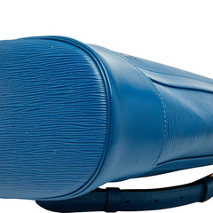 ルイ ヴィトン エピ ランドネPM ショルダーバッグ M52355 トレドブルー レザー レディース LOUIS VUITTON 【中古】