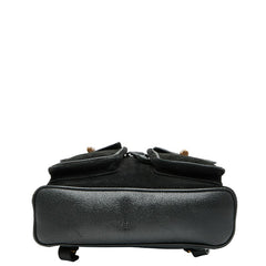 グッチ バンブー リュック バックパック 003 2058 0016 ブラック スウェード レザー レディース GUCCI 【中古】