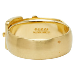 グッチ ベルト モチーフ スカーフリング ゴールド メッキ レディース GUCCI 【中古】