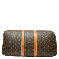 ルイ ヴィトン モノグラム キーポル55 ボストンバッグ トラベルバッグ 旅行用バッグ M41424 ブラウン PVC レザー レディース LOUIS VUITTON 【中古】