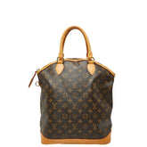 ルイ ヴィトン モノグラム ロックイット トートバッグ M40102 ブラウン PVC レザー レディース LOUIS VUITTON 【中古】