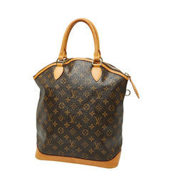 ルイ ヴィトン モノグラム ロックイット トートバッグ M40102 ブラウン PVC レザー レディース LOUIS VUITTON 【中古】