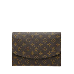 ルイ ヴィトン モノグラム ポシェット ラバ23 セカンドバッグ M51940 ブラウン PVC レザー レディース LOUIS VUITTON 【中古】