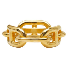 エルメス シェーヌダンクル スカーフリング ゴールド メッキ レディース HERMES 【中古】