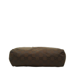 グッチ GGナイロン ポーチ コスメポーチ 小物入れ 224091 ブラウン ナイロン レディース GUCCI 【中古】