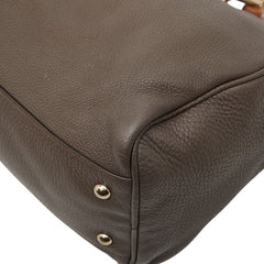 グッチ バンブー ハンドバッグ ショルダーバッグ 2WAY 353124 ブラウン レザー レディース GUCCI 【中古】