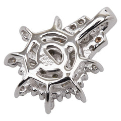 K18WG ホワイトゴールド ダイヤ0.29ct ペンダントトップ レディース 【中古】