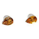 K18YG イエローゴールド シトリントパーズ2.2ct ピアス レディース 【中古】