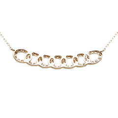 K18YG イエローゴールド ダイヤ0.60ct ネックレス レディース 【中古】
