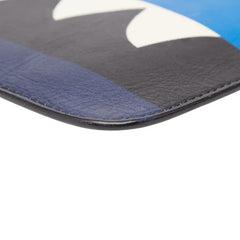 ジバンシー クラッチバッグ ブルー レッド ホワイト レザー レディース Givenchy 【中古】