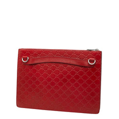 グッチ グッチシマ クラッチバッグ セカンドバッグ 429004 レッド レザー レディース GUCCI 【中古】