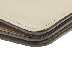 クロエ フェイ スモール 斜め掛け ショルダーバッグ ベージュ スウェード レザー レディース Chloe 【中古】