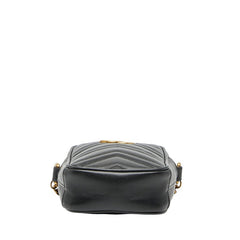 グッチ GGマーモント チェーン ミニショルダーバッグ 598597 ブラック レザー レディース GUCCI 【中古】