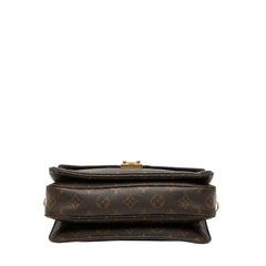 ルイ ヴィトン モノグラム ポシェット メティスMM ハンドバッグ M44875 ブラウン PVC レザー レディース LOUIS VUITTON 【中古】