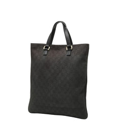グッチ GGキャンバス トートバッグ ショルダーバッグ 272347 ブラック キャンバス レザー レディース GUCCI 【中古】