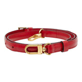 ルイ ヴィトン ショルダーストラップ レッド レザー レディース LOUIS VUITTON 【中古】