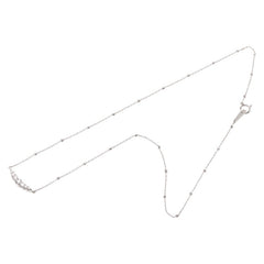 Pt900 プラチナ Pt850 プラチナ ダイヤ0.30ct ネックレス レディース 【中古】