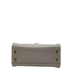 サンローラン ベイビーカバス ハンドバッグ ショルダーバッグ 2WAY 372087 グレー レザー レディース SAINT LAURENT 【中古】