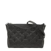 ルイ ヴィトン モノグラム アンプラント ポシェット ショルダーバッグ R98570 ブラック レザー レディース LOUIS VUITTON 【中古】