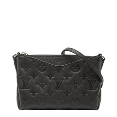 ルイ ヴィトン モノグラム アンプラント ポシェット ショルダーバッグ R98570 ブラック レザー レディース LOUIS VUITTON 【中古】