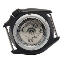 セイコー 5スポーツ 腕時計 SBSA025 自動巻き ブラック文字盤 ステンレススチール ナイロン メンズ SEIKO 【中古】