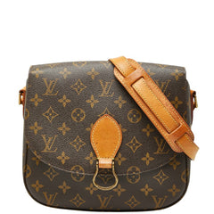 ルイ ヴィトン モノグラム サンクルー24 斜め掛け ショルダーバッグ M51242 ブラウン PVC レザー レディース LOUIS VUITTON 【中古】